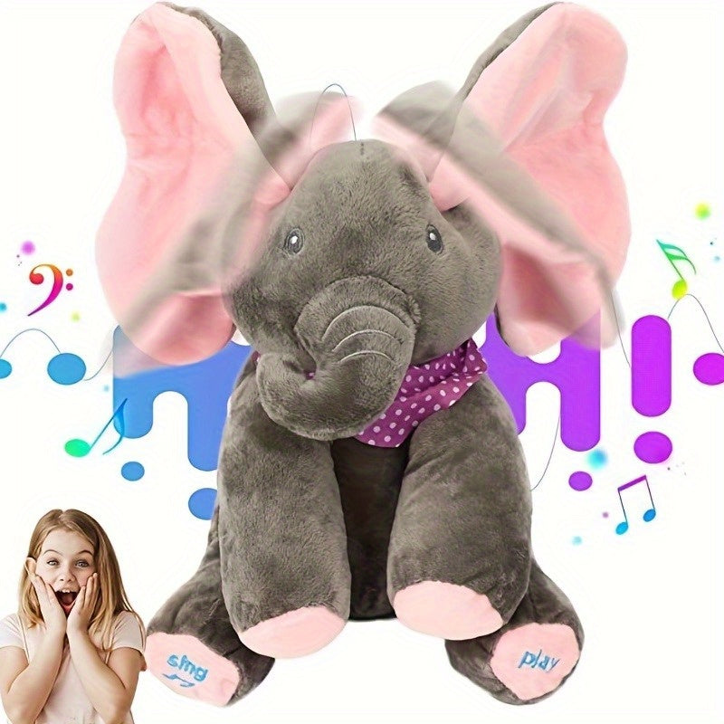 Interactive Singing Elephant Plush Toy