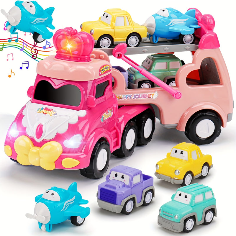 Pink Princess Transport Carrier Trucks