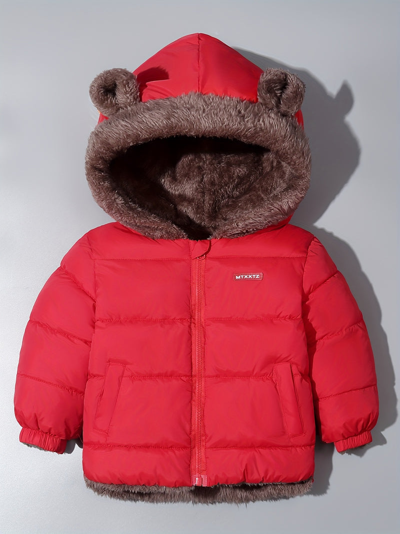 Winter Hoodie With Bear Ear