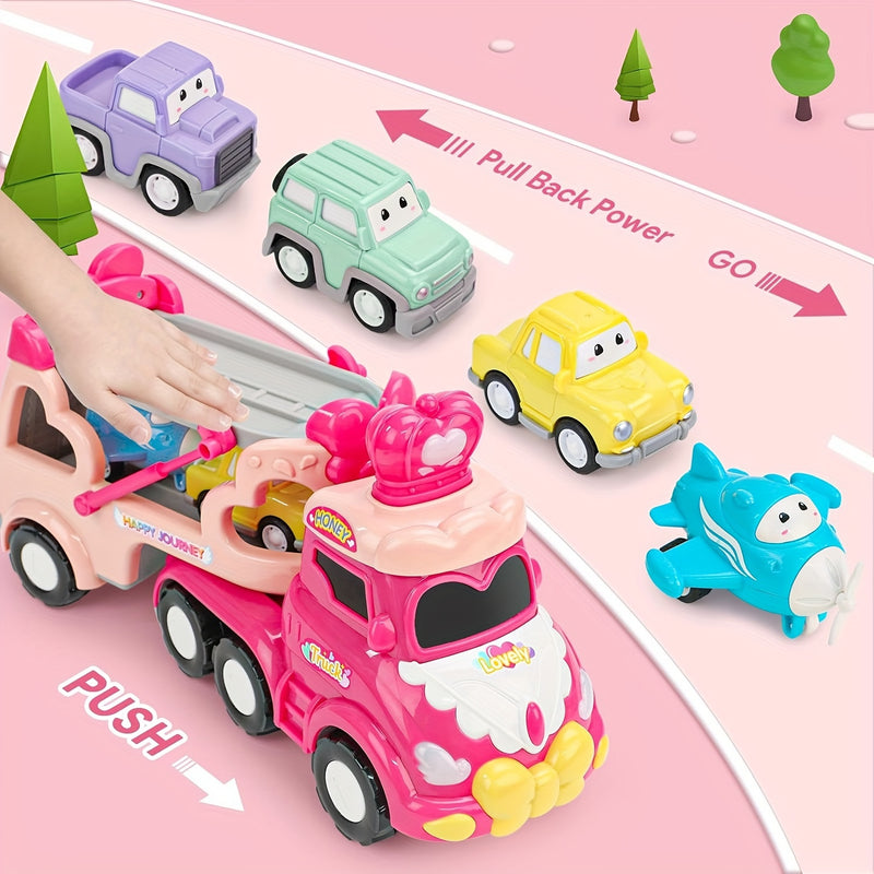 Pink Princess Transport Carrier Trucks