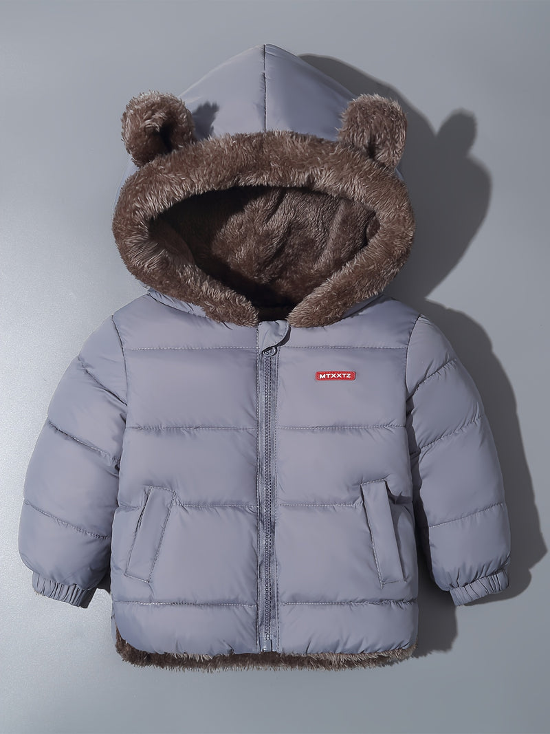 Winter Hoodie With Bear Ear