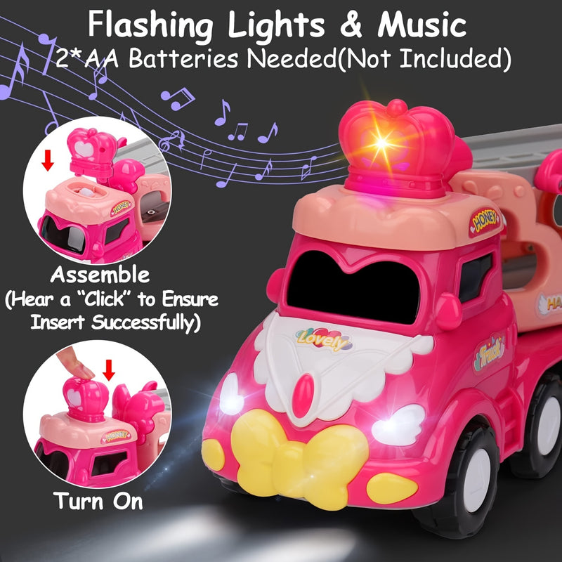 Pink Princess Transport Carrier Trucks