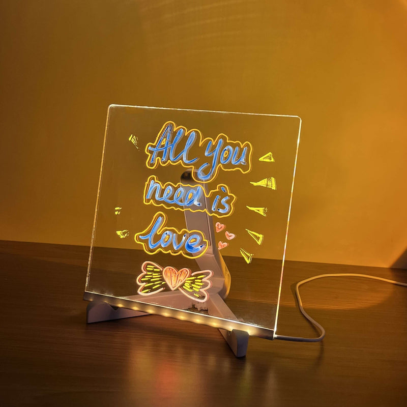 DIY Erasable LED Acrylic Writing Board