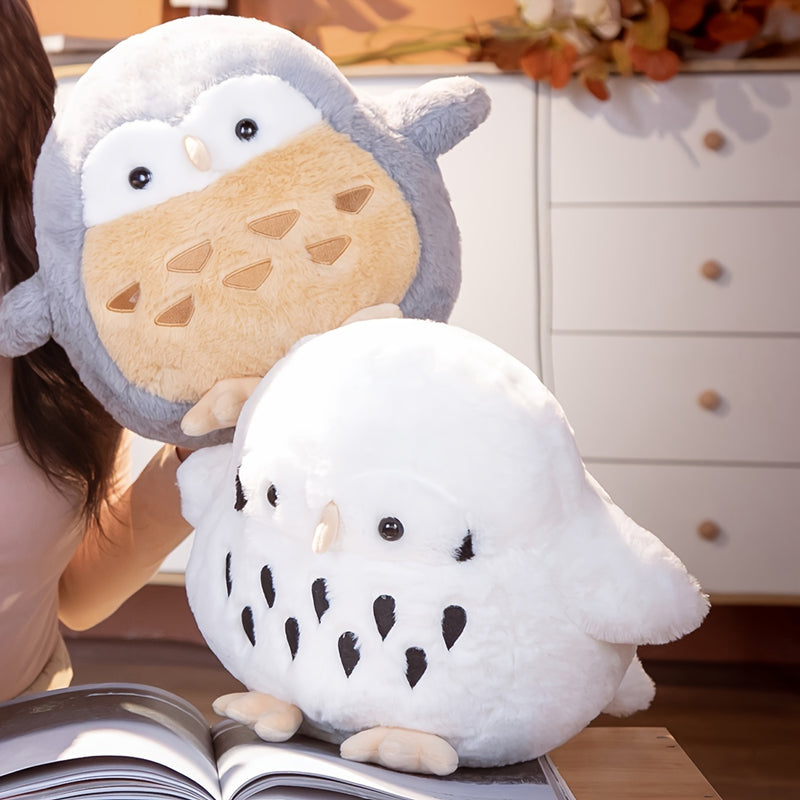 Round Owl Plush Toy