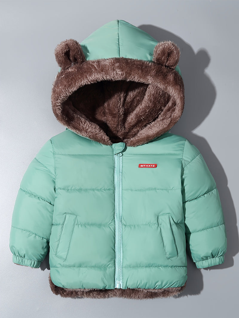 Winter Hoodie With Bear Ear