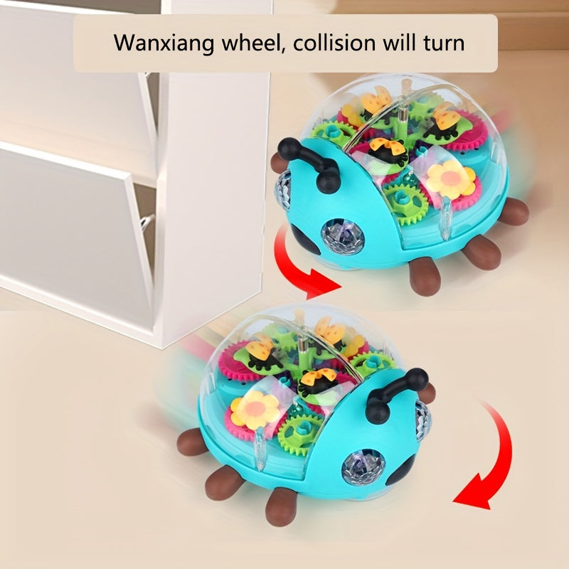 Illuminated Transparent Beetle Toy Car