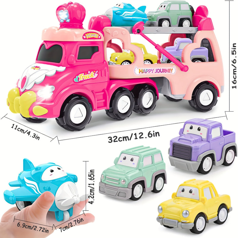 Pink Princess Transport Carrier Trucks