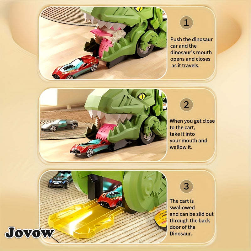 Dinosaur Swallowing Car Toy