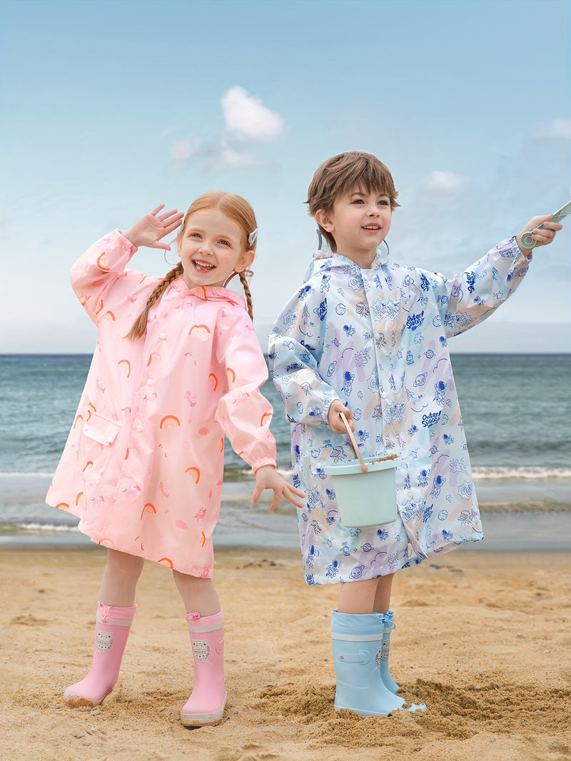 Lightweight  Raincoats Blue and pink