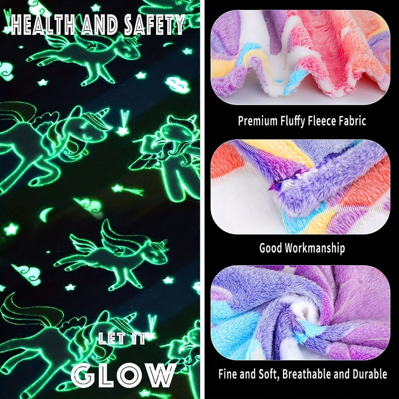 Blanket Unicorns Glow In The Dark