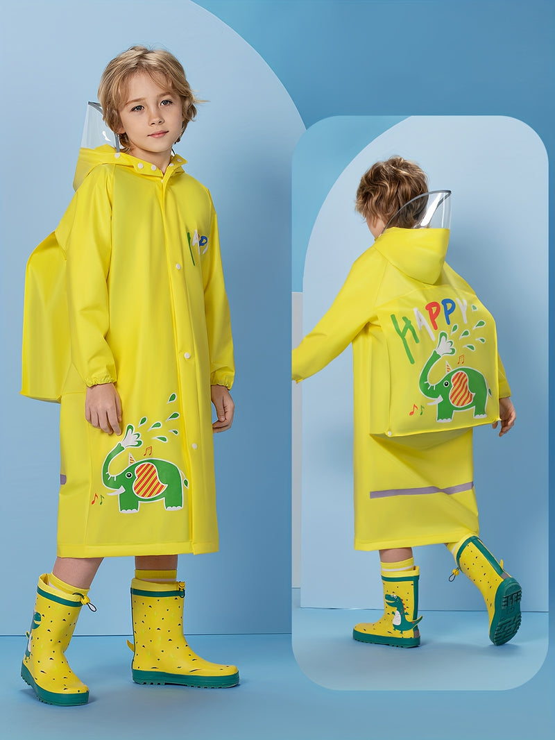 Dinosaur Waterproof Hooded Raincoat