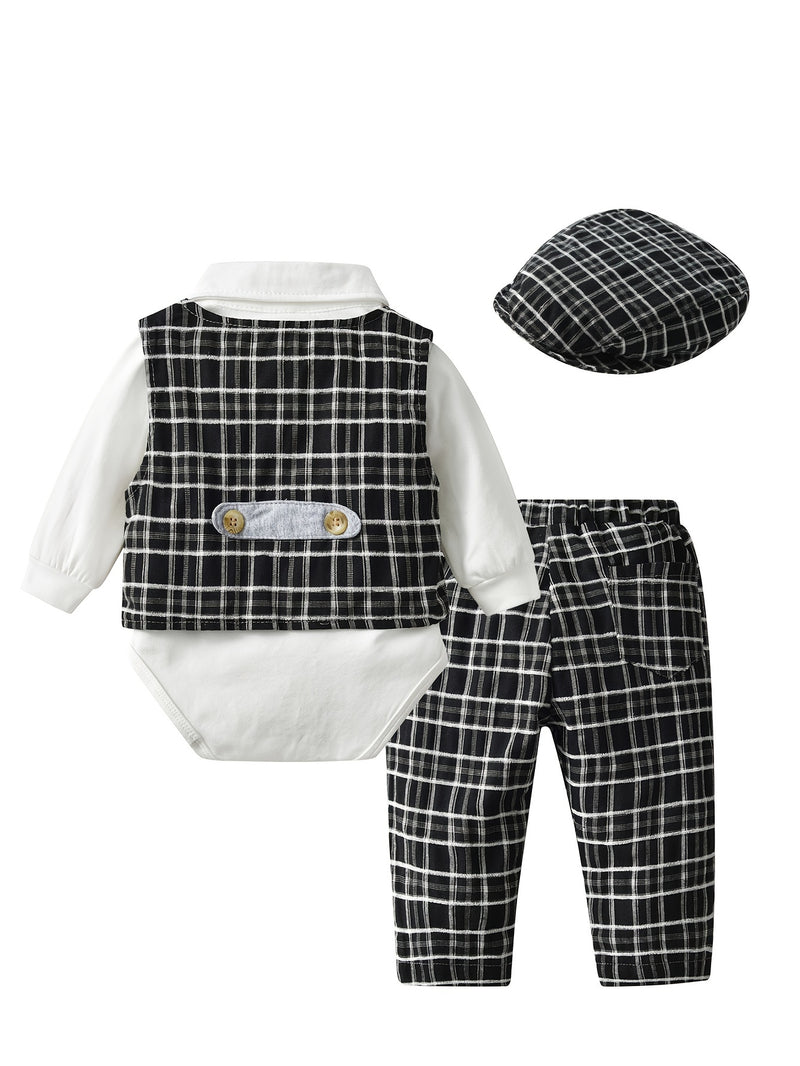 Gentleman Style Baby Boys Cotton Outfit