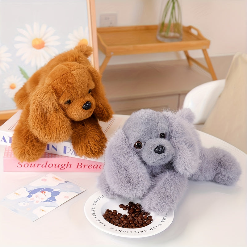 Lying Dog Plush Toy Simulation