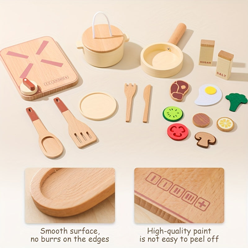 Wooden Cooking Set Toy