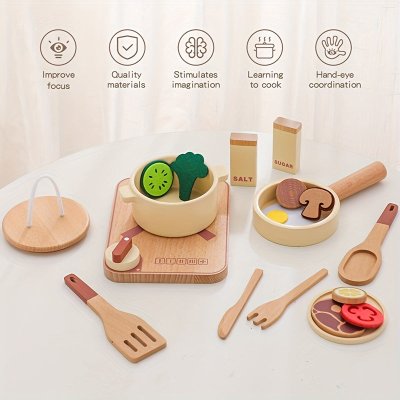 Wooden Cooking Set Toy