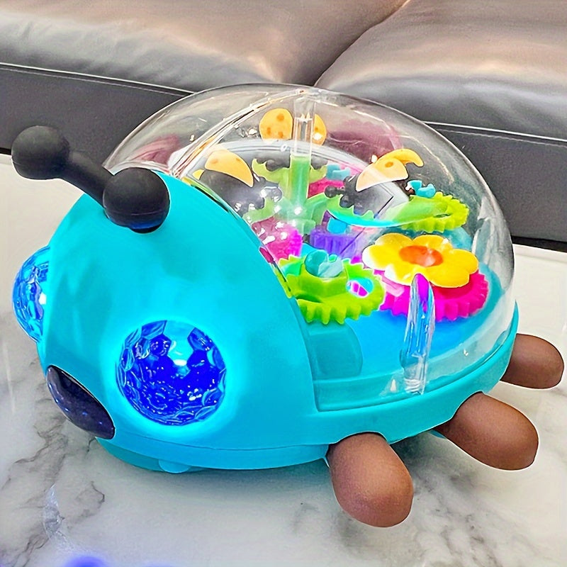 Illuminated Transparent Beetle Toy Car