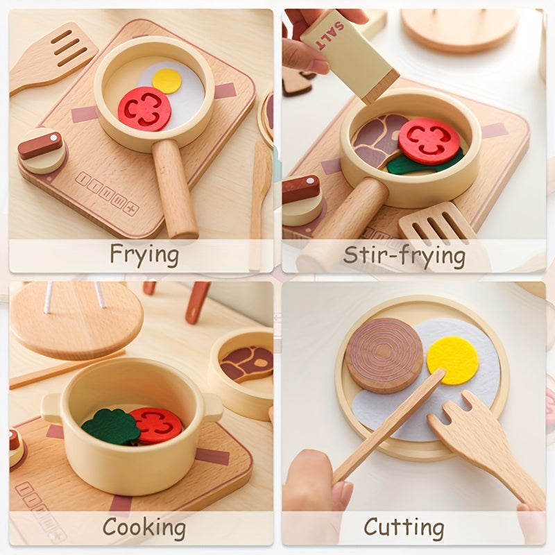 Wooden Cooking Set Toy