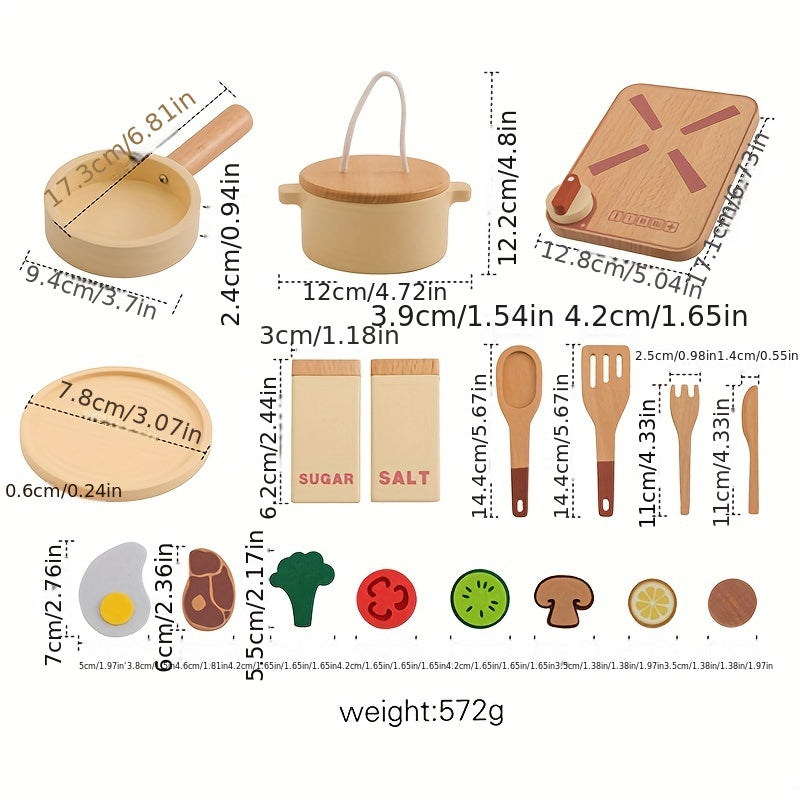 Wooden Cooking Set Toy