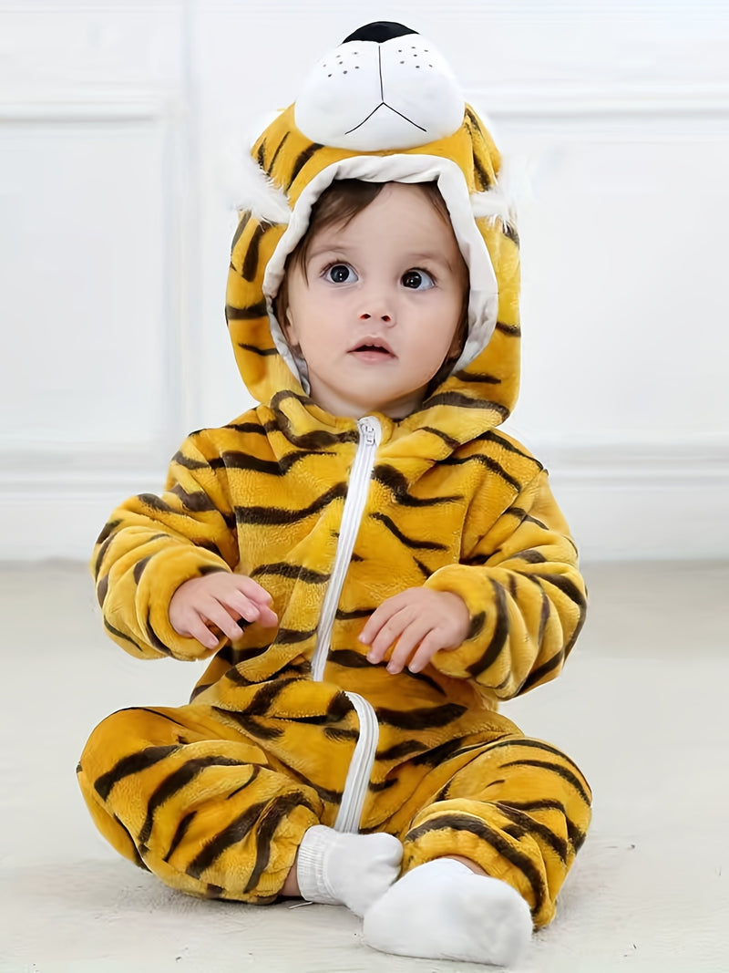 Soft Flannel yellow tiger Outfit