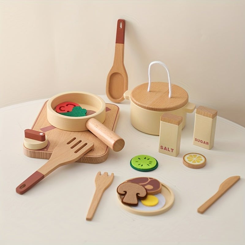 Wooden Cooking Set Toy