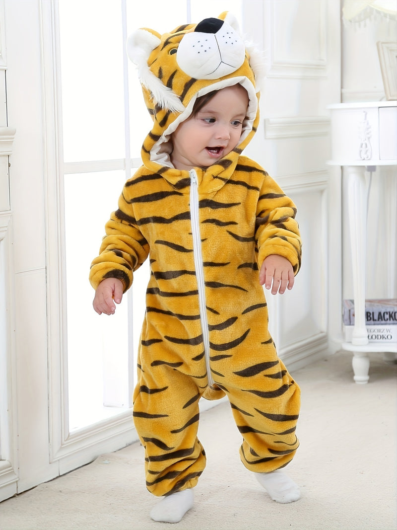 Soft Flannel yellow tiger Outfit