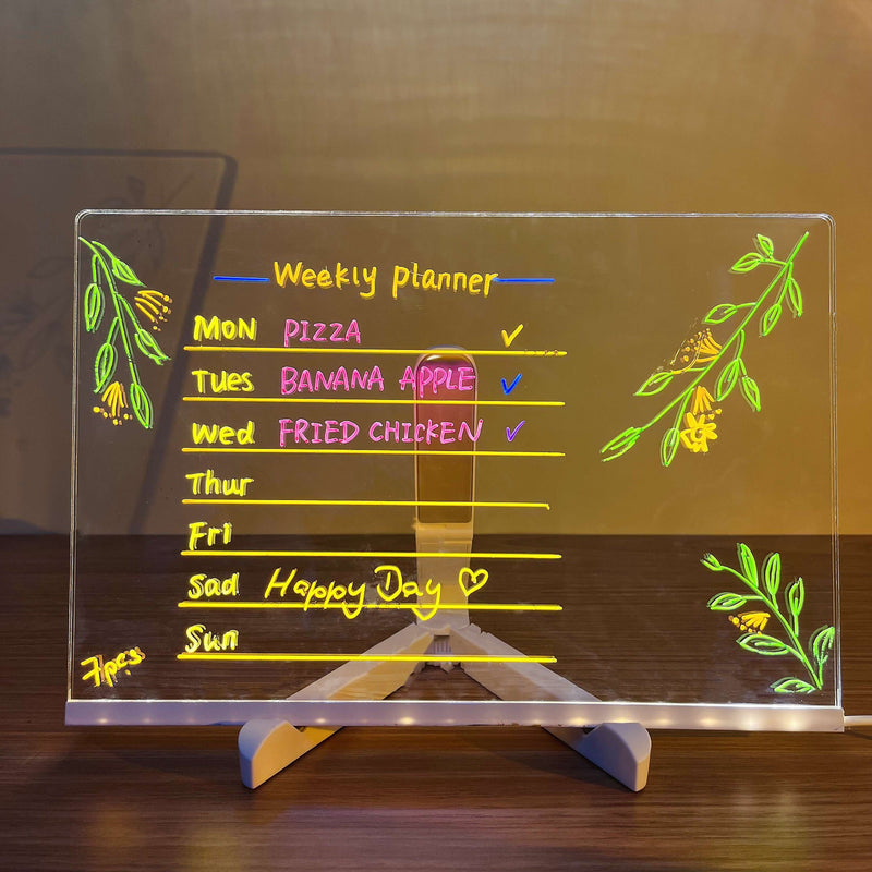 DIY Erasable LED Acrylic Writing Board